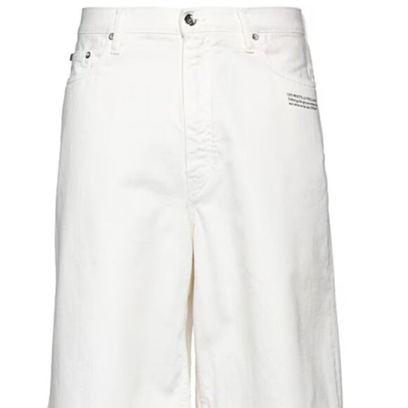 Off White white Denim shorts 31 - Picture 1 of 12